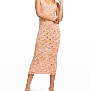 Ramy Brook | Rainbow 'Olsena' Cable Knit Dress